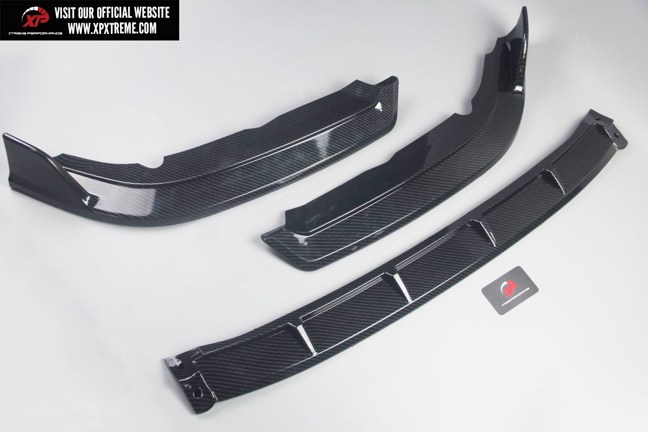 Front Bumper Diffuser Lips Honda Civic Fc Carbon Fiber Xtreme Performance Shah Alam