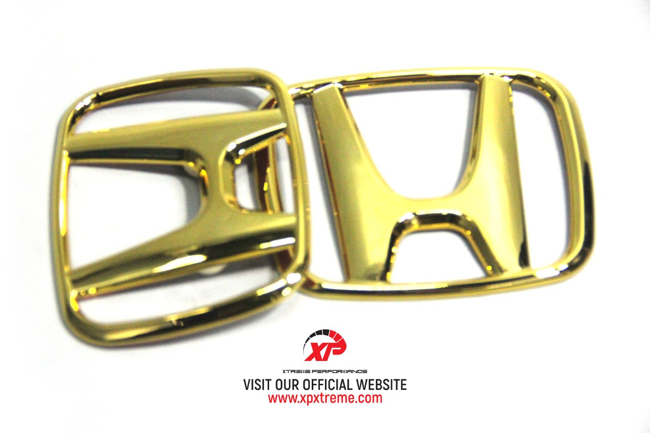 EMBLEM GOLD LOGO HONDA CIVIC FC SET FRONT REAR [S5T-E11] [SYY-003 