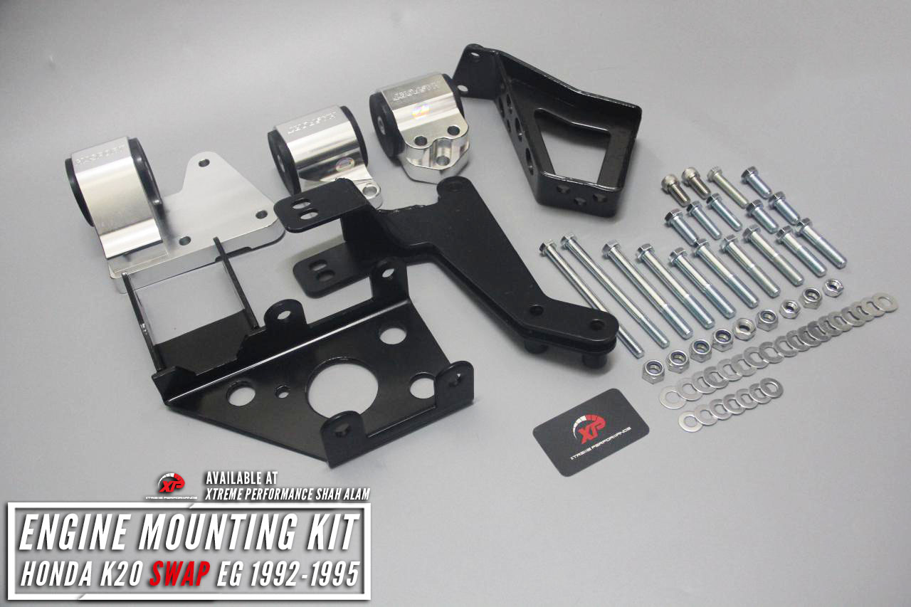 HASPORT BILLET ENGINE MOUNT KIT HONDA K20 SWAP EG 92-95 - Xtreme 