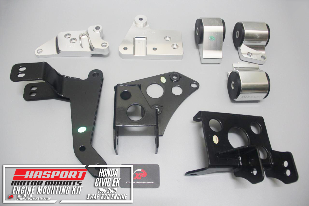 HASPORT ENGINE MOUNT KIT HONDA EK 96-00 SWAP K20 ENGINE - Xtreme 